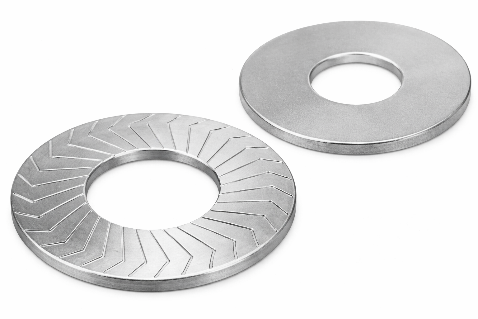 Шайба стопорная плоская с насечками WS 9267 тип B, нержавеющая сталь А4 - фото